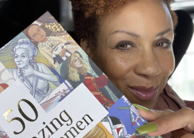 Photo of Petra with: '50 Amazing Swiss Women: True Stories You Should Know About'