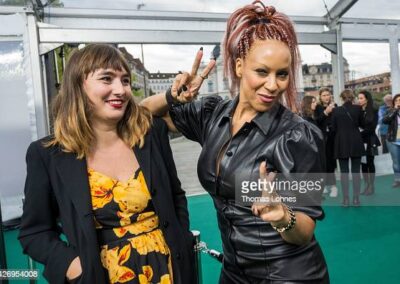 Petra with "Cascadeuses" director Elena Avdija